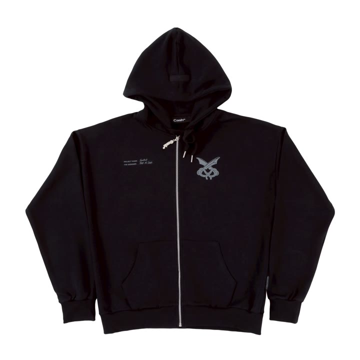 Gesso 4 Zip-up Hoodie(Black)