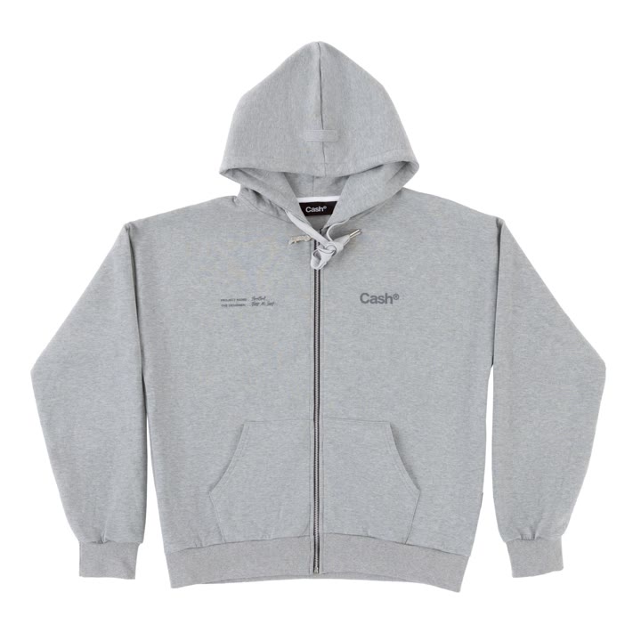 Gesso 4 Zip-up Hoodie(Grey)